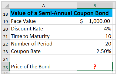 How To Calculate Bond Price In Excel