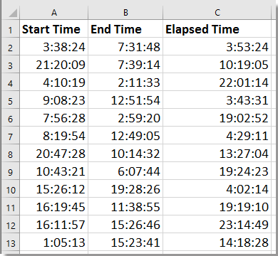 doc calcualte删除时间1