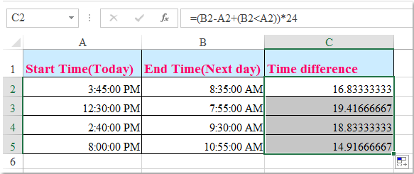 doc calculează timpul trecut peste noapte 3