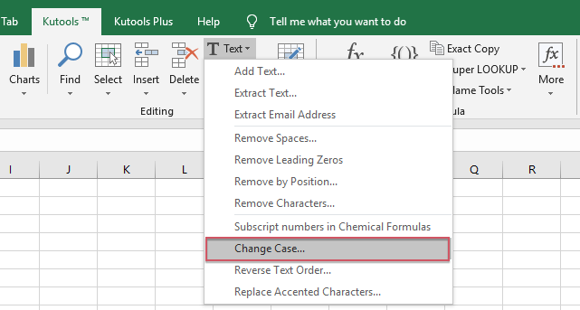 lowercase except first letter in Excel 