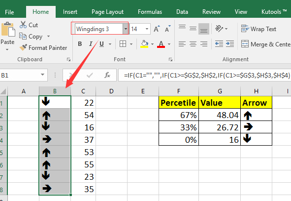 doc ícone de alteração de formatação condicional 10