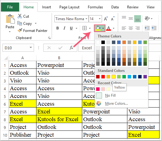 How To Change Background Or Font Color Based On Cell Value In Excel