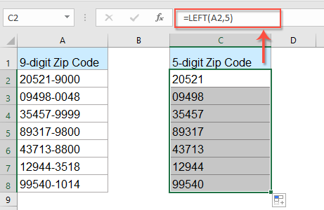 debit card five digit zip code