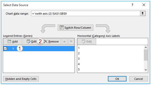 Excel Chart Switch Axis