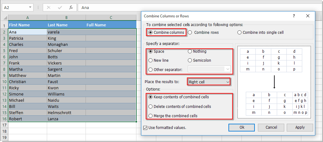 how-to-merge-rows-cell-in-excel-quickly-youtube