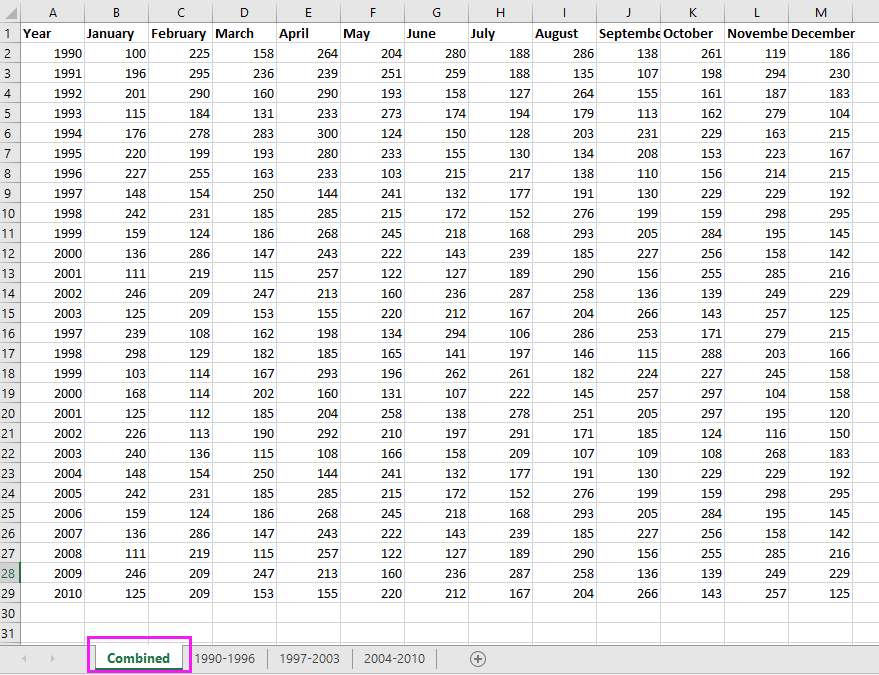 Το doc συνδυάζει την ίδια κεφαλίδα 3