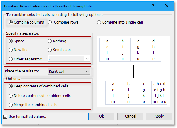 doc concatenate number text 4