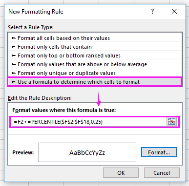 doc conditional formatting by percentile 3