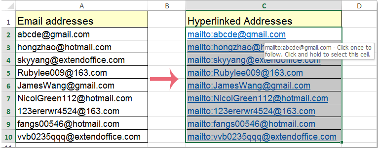 doc mengubah alamat menjadi hyperlink 2