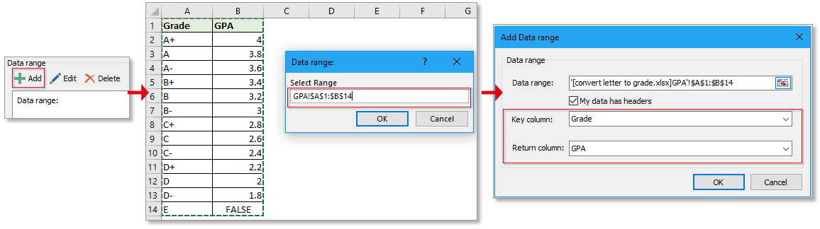 doc convert grade to number 6