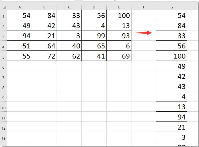 doc convert range to column 15