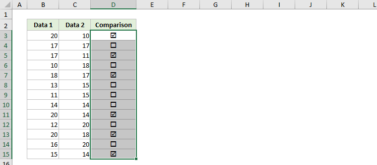 How To Convert True False To Checkbox In Excel