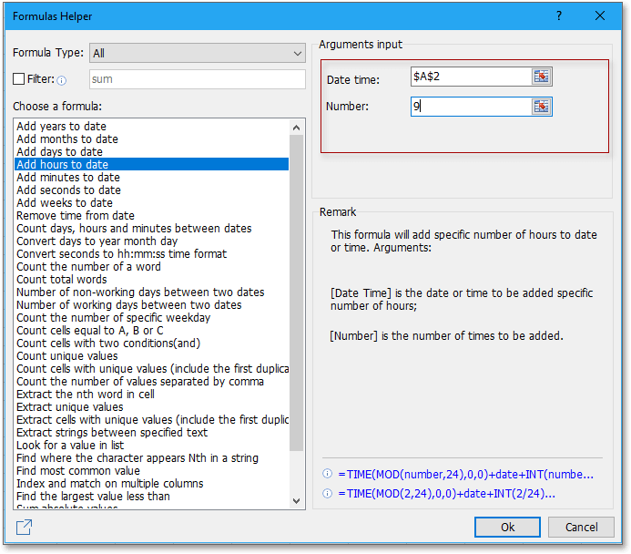 Cuireann doc kutools uaireanta le ham 2