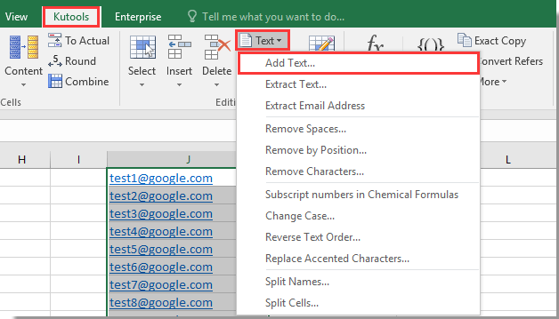 How To Copy Email Address From Excel