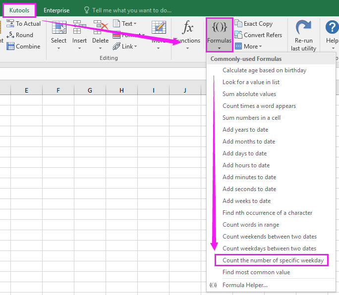 How To Count The Days Excluding Sundays Between Two Dates In Excel 3380