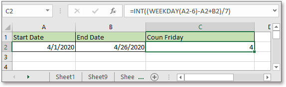 How To Calculate Days Between Two Dates In Excel Including Start Date 