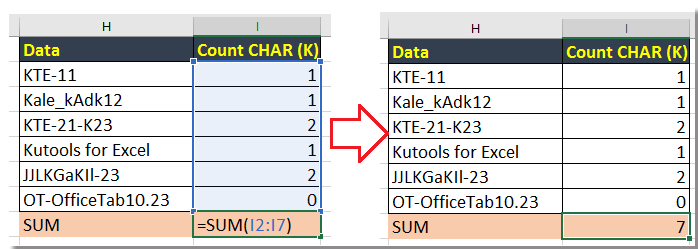 doc cuenta diferencia entre letras 8