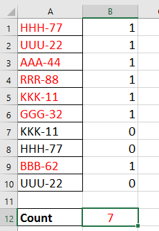 문서 수 첫 번째 인스턴스 5