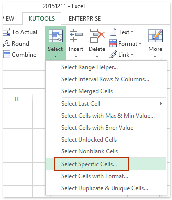 kutools excel move multiple range selection