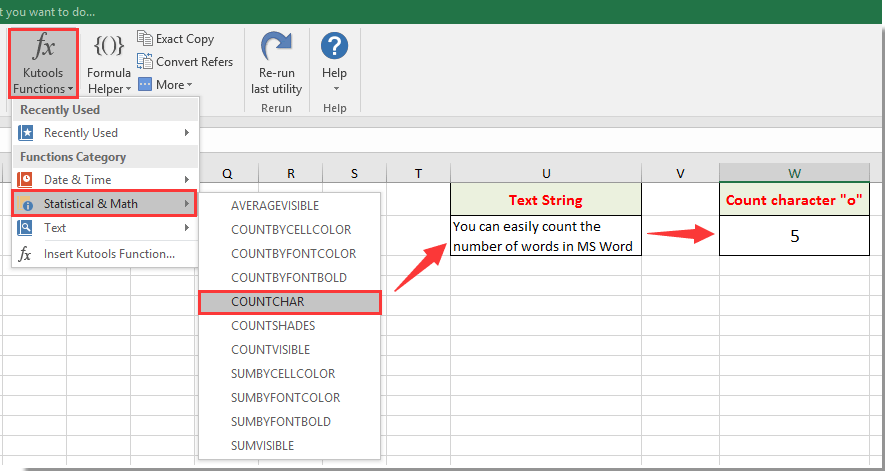 Excel Formula For Words In A Cell