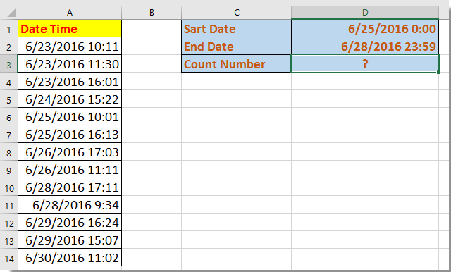 doc count occurrence between datetime 1