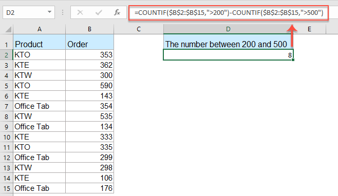 How To Countif With Multiple Criteria In Excel?