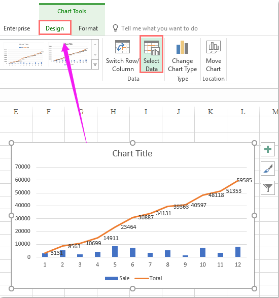 Google Sheets Cumulative Chart