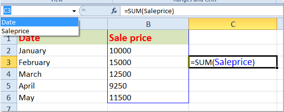 How To Create Dynamic Named Range In Excel