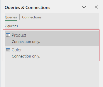 add the second table to connection 
