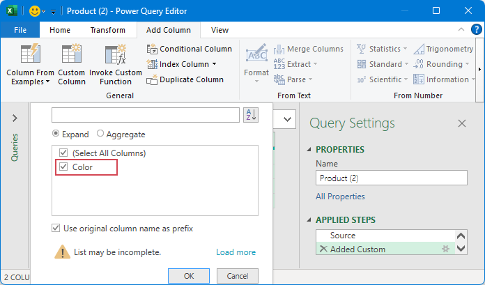 make sure the column name you want join is checked