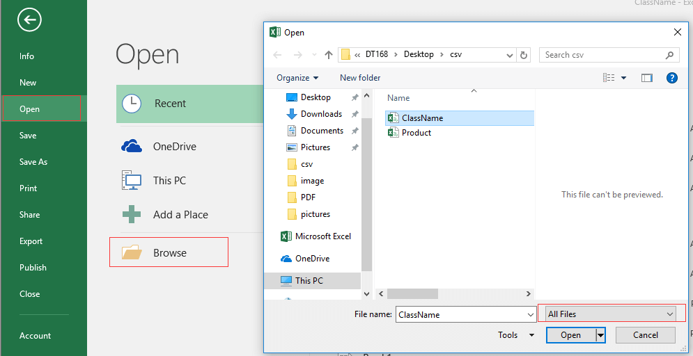 doc csv-bestand naar kolommen in Excel 1