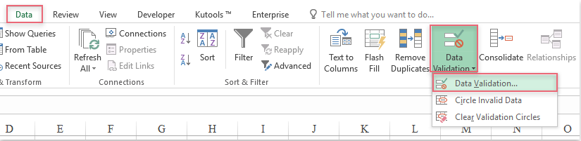 How To Data Validation To Allow Date Greater Than Today Or A Specific Date In Excel