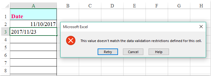 How to data validation to allow date greater than today or  