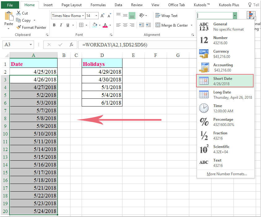 doc fill date without holidays 3