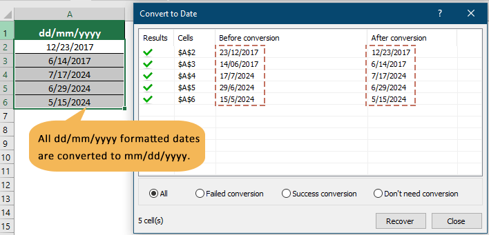 convert date format from dd/mm/yyyy to mm/dd/yyyy 3