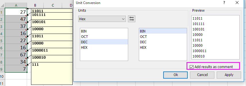 doc decimal till binär 6