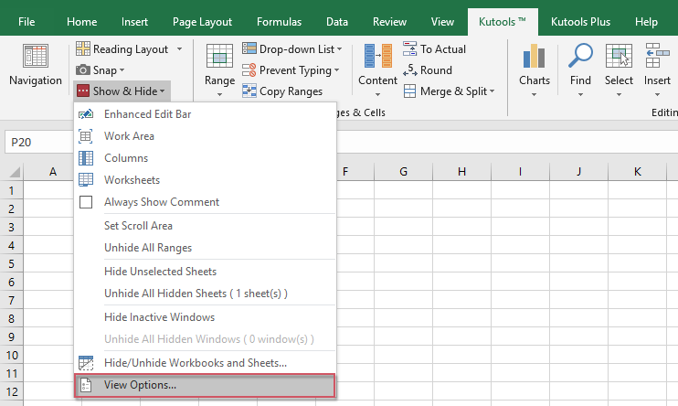 research work excel