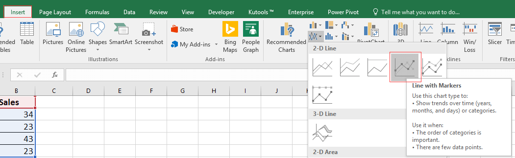 how to create scatter chart in excel