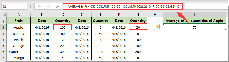 How To Average Non-Adjacent/Contiguous Cells Excluding Zeroes In Excel?