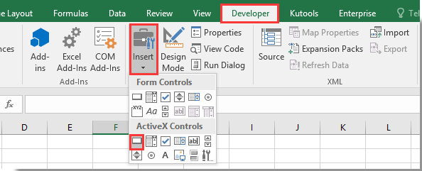 command button excel not working