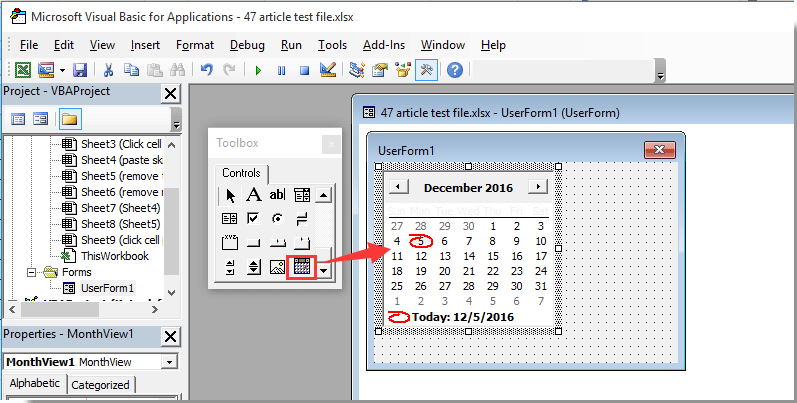 How To Pop Up A Calendar When Clicking A Specific Cell In Excel 