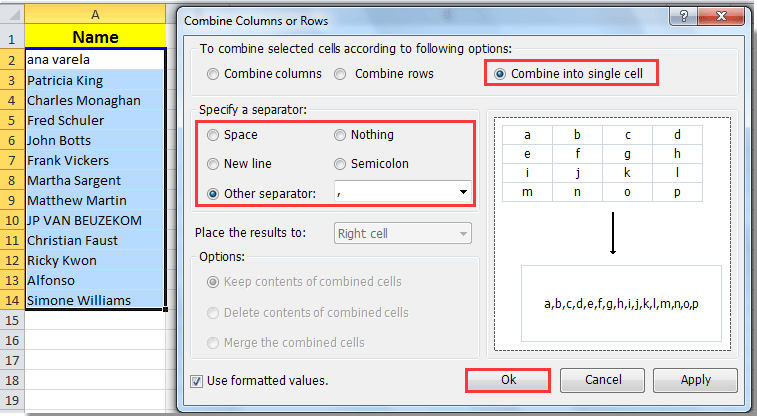 how-to-combine-multiple-rows-to-one-cell-in-excel