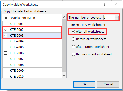 How to copy worksheet to end of workbook in Excel?