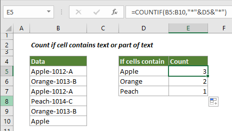 countif excel