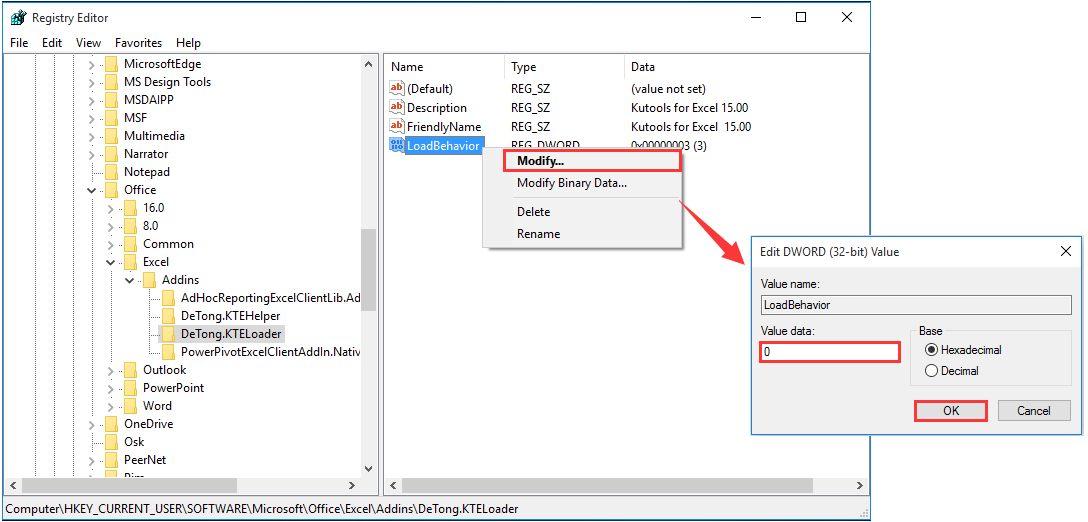 manage excel add ins