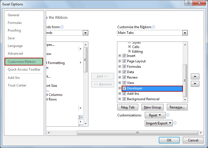 create a custom map with lists in excel 2010