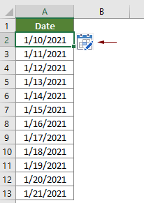 creating a drop down calendar in excel