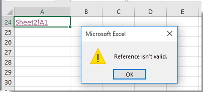 How to create dynamic hyperlink to another sheet in Excel?