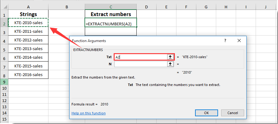 Excel Remove Numbers From Text String 7427