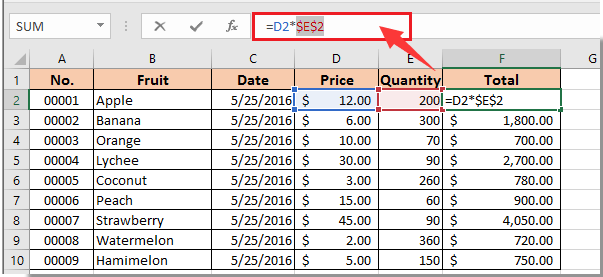 How To Force Formula To Always Use Same Cell In Excel 4494